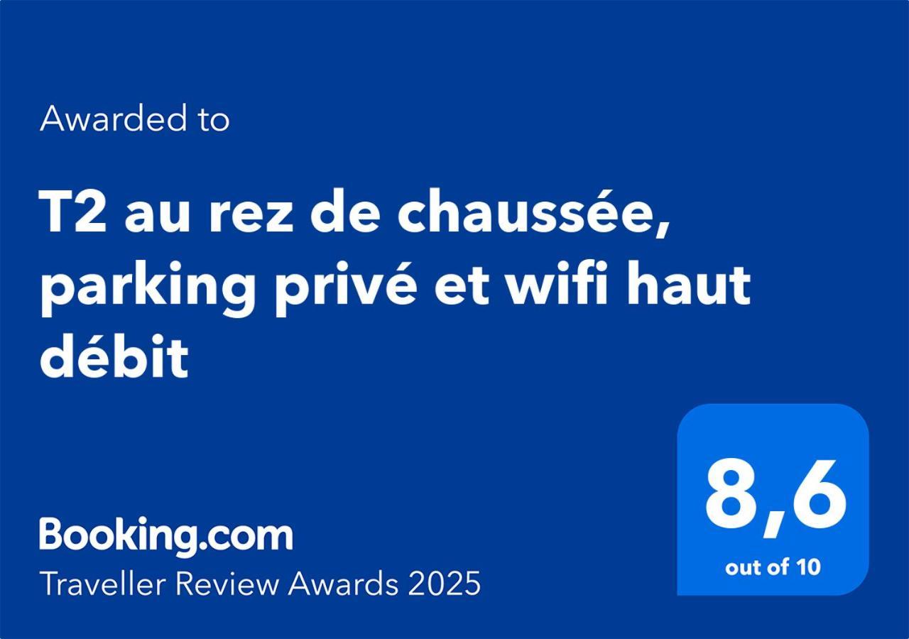 T2 Au Rez De Chaussee, Parking Prive Et Wifi Haut Debit Le Tampon Buitenkant foto